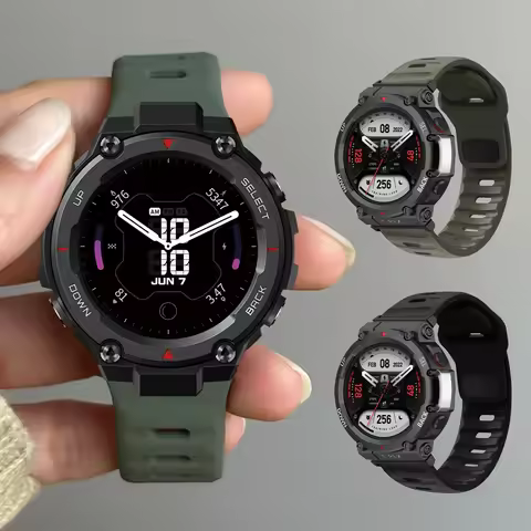 Silicone Band For Huami Amazfit T-REX 3/2 Smart Watch Sports Strap Bracelet For Xiaomi Amazfit T-Rex