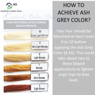 ℗▽△Bremod Hair Color Package (Ash Grey 8.16) Ash Gray Beauty Hair Care