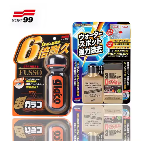 80ml Soft99 Car Glass Oil Film Remover Glaco Powerful Windshield Cleaner Car Windshield Cleaner Tool