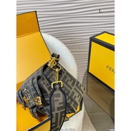[High Quality] with Box multi-pocket Baguette Handbag Ladies Crossbody Bag Personality