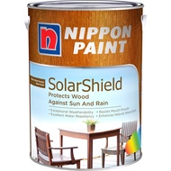 Nippon Paint Sola Shield  Wood Varnish Durable Pigmented Long-lasting Protection Mould, UV, Water Re