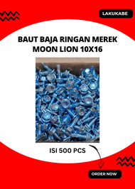 BAUT BAJA RINGAN MERK MOON LION 10x16 ISI 500 pcs