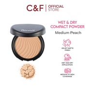 Flormar Wet & Dry Compact Powder | Bedak Foundation Padat Two Way Cake
