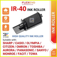 ﹊ ◧ ♣ IR-40 IR40 IR30 IR-30 INK ROLLER CASH REGISTER for SHARP / CASIO HR-8RC / AURORA / OLYMPIA XE