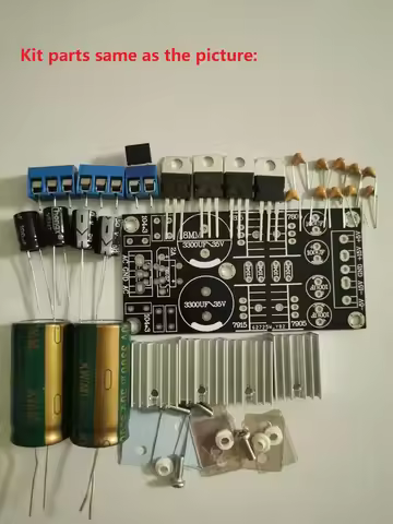 Kits 7915+7815 stabilized PCB Board 15V 5V dual group voltage output
