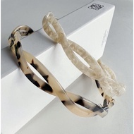 Bolin Accessories Shop Korea CREATION FRANCE Resin Twist Acetate Headband Temperament