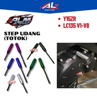 ALM RACING STEP UDANG untuk Player Tunduk Udang Y15ZR LC135 V1-V8 Wai Motor