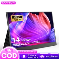 Gaming Monitor Portable 1080P FHD Monitor 100%sRGB / 144Hz For PC  Nintendo Switch / XboxMonitor