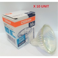 OSRAM MR16 GU5.3 12V 50W HALOGEN BULB X 10 UNIT