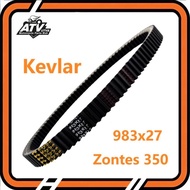 Kevlar Material ZONTES 350 High-quality Motorcycle Transmission Drive Belt For ZT350T-E/D/M 983x27 Z