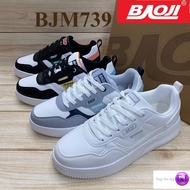 Baoji BJM 739 รองเท้าผ้าใบ (41-45) ดำขาว/ขาวดำ/ขาว/เทา