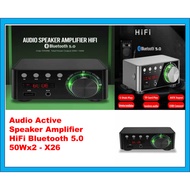 TCXRE Audio Active Speaker Amplifier HiFi Bluetooth 5.0 50Wx2 - X26