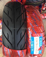 ยางขอบ14 สำหรับ GPX Demon 150GR คู่หน้าหลัง ขนาดเท่ายางเดิม 120/70-14  และ 140/70-14 ยี่ห้อ Champion