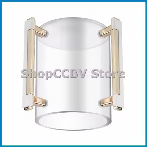 Hand Washing Cup Acrylic Round Washing Cup Hand Wash Cup with Two Metal Handles for Jewish Prayer Wa