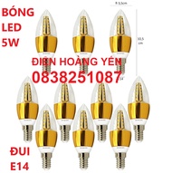 [HCM]10 Bóng đèn Led nến 5w quả nhót đuôi E14