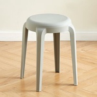 日本暢銷 - （灰色）簡易可堆疊圓凳 木椅 木凳