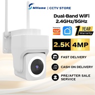 Mhome Tuya 4MP WiFi Waterproof Outdoor CCTV, 360°  Camera, Support 2.4G/5G, Smart Life