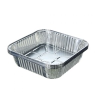 5 Pieces Aluminum Foil Container Trays Round 22x22x5cm Freud Large Cups T0821