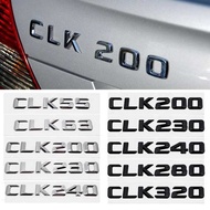 Car Rear Trunk Letters Emblem Tail Box Badge Sticker for Mercedes Benz CLK55 CLK63 CLK200 CLK230 CLK