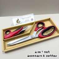 [1 Set/ 2 in 1 box] Gunting Tailor/ Gunting Kain Jahit/Gunting Benang/ Tailoring Scissors/ Selvedge 