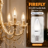 Firefly E14 LED Candle Bulb 3W/5W Warm White Daylight Frosted 100-240V 280 Beam E14 led bulb