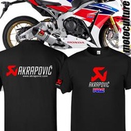 AKRAPOVIC_HONDA HRC聯名蠍子管 賽車廠隊T恤 (夏季冰涼萊卡彈性排汗滑衣,外套,背心,夾克)