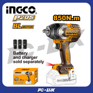 INGCO บล็อกกระแทกแบตเตอรี่ไร้สาย 20v 850Nm ไม่รวมแบตและที่ชาร์จ CIWLI20851