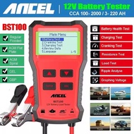 ANCEL BST100 12V Car Battery Tester OBD2 Car Diagnostic Tool Cranking Charging Test Battery Analyzer