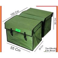 Motorcycle Courier Basket Bag / Bag Obrok / Courier Bag Strong Waterproof JUMBO Motorcycle Box Deliv