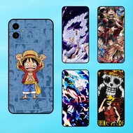 Samsung A05 phone case with black border Luffy One Piece