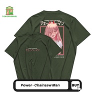 Kaos Anime Chainsaw Man Power Waifu
