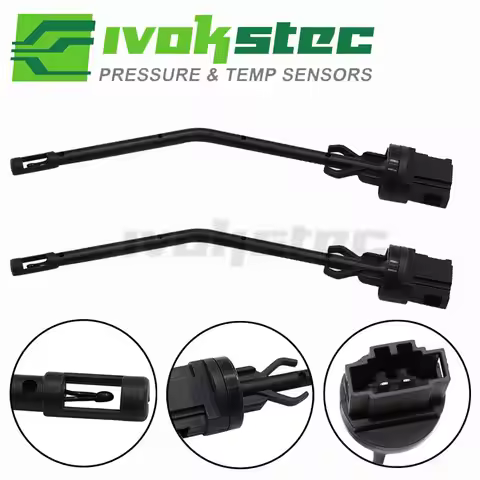 2Pcs 6Q0907543D A/C Internal Temperature Sensor For VW Volkswagen Polo Mk4 Fox 1.2 12V/1.4 16V 00-15