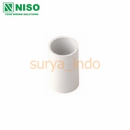 SOCKET 20MM NISO ELECTRIC PIPE SOCKET/ - CONNECTION SOCKET PIPE CONNECTION/