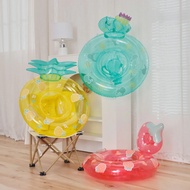 Clear Fruits Inflatable Swimming Ring Pool Float for Kids Swimming Circle Ring Mattress for Pool Par