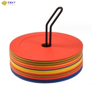 10Pcs Soccer Flat Cones Marker Disc Marker Disc Basketball Sports Speed Agility Training Markers,Por