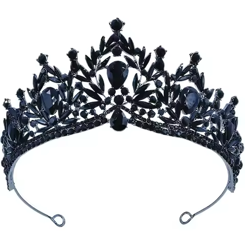 KMVEXO Crystal Wedding Crowns For Queens Princess Large Bridal Tiara Crown Pageant Miss Universe Wed