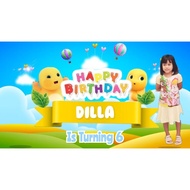 NAILONG banner NAILONG banner children's birthday banner background NAILONG custom children's birthd