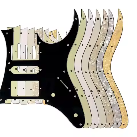 Pleroo Custom Electric Guitar Parts - For MIJ Ibanez RG 3550 MZ Guitar Pickguard HSH Humbucker Picku