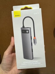 全新baseus 8合1 多功能type-c hub 擴展塢