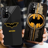 batman 06 Glass Phone Case For Xiaomi POCO F3 F4 F5 M3 M4 M5 M6 4G X3 X4 GT NFC X5 X6 PRO 5G