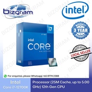 Intel Core i7-12700K Processor (25M Cache, up to 5.00 GHz) 12th Gen CPU