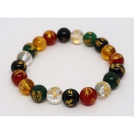 Feng Shui - Dragon Phoenix Colored Bracelet