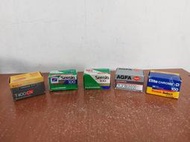 Fujichrome Sensia Kodak T400CN Elite Chrome AGFA APX 過期底片5卷