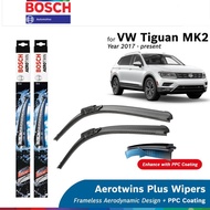 Bosch Aerotwin Plus Multi Clip Wiper Set for Volkswagen Tiguan Mk2 (24"/21")