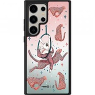 (多種型號可選)(含兼容磁吸無線充電選項)䬠微 - JujuBe Pink Leopard Samsung Galaxy S24Ultra/S24+/S24 S23/S22Ultra 鏡面保護殼 升級版 - 5598