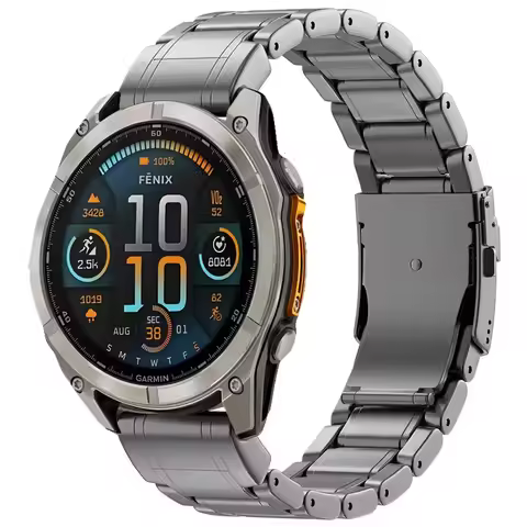 strap for Garmin Aviator/Adventurer Titanium alloy replacement wristband Garmin Fenix 8/Tactix 47mm 