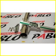 ◲ ❤ ∈ WAVE 100/XRM 110/RUSI100/110/SYMBONUS/SHOGUN/RAIDERJ STAINLESS STOCK & CHICKENPIPE ELBOW