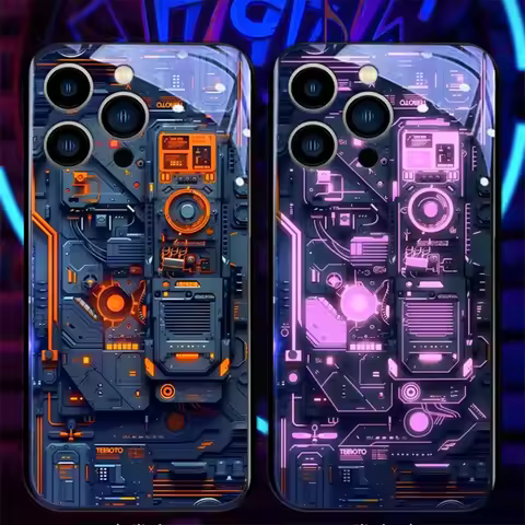 Arcane Heavy Industries Pattern Luminous LED Call Light Up Flash Phone Case For Huawei Mate 80 Pro M