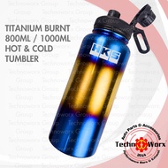 Tumbler Titanium Burnt 800ML 1000ML HONDA HKS Bottle Drinking Car Race Water Drink Nitros RECARO NOS