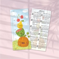 CALENDAR 2025/KALENDAR 2025 BOOKMARK / DOORGIFT / FREEGIFT / STUDENT / TEACHER